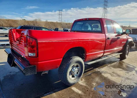 2005 Dodge Ram 2500 St from USA, damaged, VIN 3D7KS28C15G836891